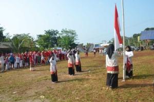 Peringati Hut Kemerdekaan Ri, Warga Juhut Gelar Upacara Bendera