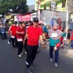 Momen Hut Ri Ke 77, Ribuan Masyarakat Ikuti Giat Jalan Santai Di Rw 03 Pulogebang