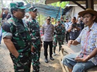 Kadispenad Brigjen Tni Tatang Bersama Kodim 0603 Lebak Tinjau Tmmd Ke 114