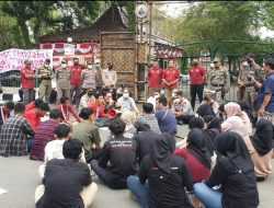 DPC GMNI Lebak Demo Pemda dan DPRD Lebak, Ini Alasannya