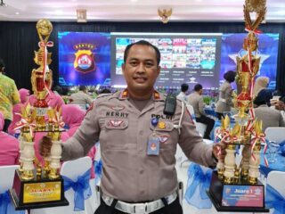 Kren, Polres Lebak Borong Piala Penghargaan Pada Hut Lalulintas Ke 67