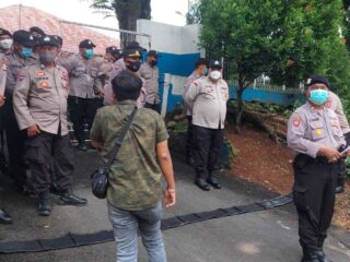 Miris, Puluhan Wartawan Geruduk Inspektorat Lebak, Ini Alasannya