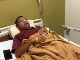 Tanpa Pamrih, Kapolres Rohul Bantu Ketua Pd Iwo Tengah Sakit Dirawat Rs Awal Bros Ujung Batu