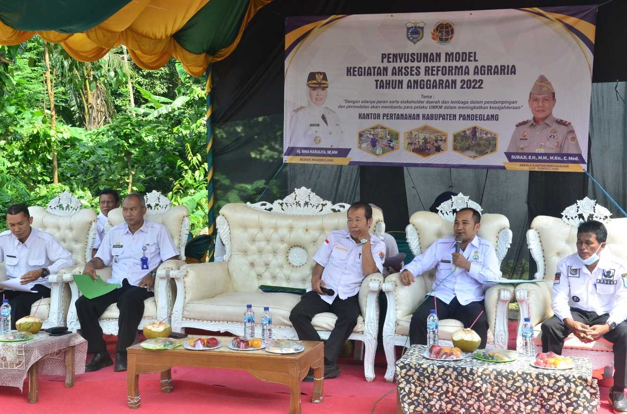 Tingkatkan Kesejahteraan, BPN Pandeglang Gelar Penyusunan Akses Reforma Agraria I Harian Terbit