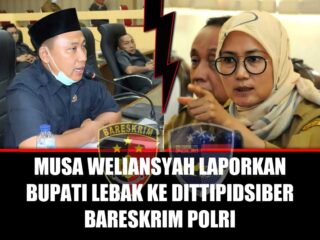 Bupati Lebak,Iti Octavia Jaya Baya Dilaporkan Kebareskrim