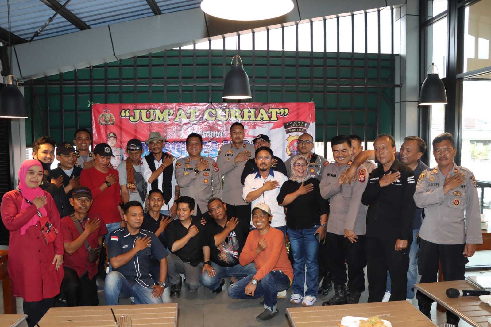 Polres Lebak Gelar Jum’At Curhat Bersama Insan Pers