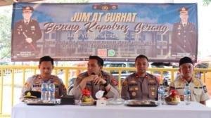 Masyarakat Bahagia Curhat Bareng Kapolres Serang Di Program Jumat Curhat Mabes Polri