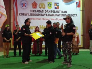 Sekjen Fwj Indonesia Lantik Korwil Bogor Raya Sekaligus Serahkan Sk