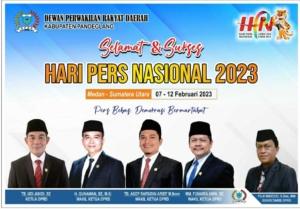 Ketua Beserta Unsur Pimpinan Dprd Dan Sekwan Kabupaten Pandeglang Mengucapkan Selamat Hari Pers Nasional