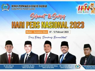 Ketua Beserta Unsur Pimpinan Dprd Dan Sekwan Kabupaten Pandeglang Mengucapkan Selamat Hari Pers Nasional