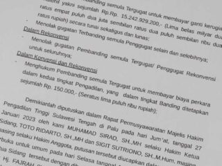 Menang Lagi Di Tingkat Banding, Pengacara Andreas Wibisono: Semestinya Banding Kanwil Menag Palu Sudah Gugur Sejak Awal