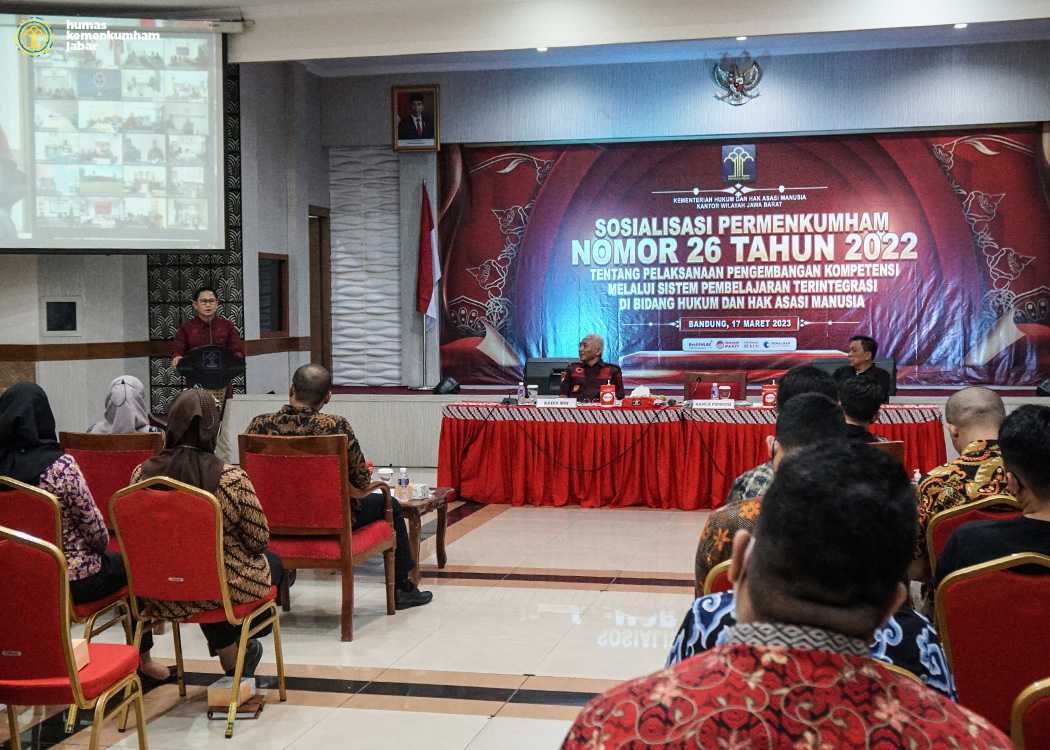 Kemenkumham Jabar Sosialisasikan Permenkumham No.26 Tahun 2022 Kapuspenkom BPSDM Hukum Dan HAM I Harian Terbit