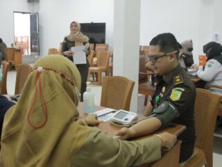 Kejari Kota Malang Gelar Vaksin Booster Ke 2