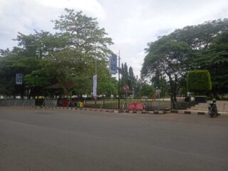 Alun-Alun Pandeglang Ditutup Pagar Keamanan  Untuk Umkm Dan Pkl, Meriahkan Hut Pandeglang