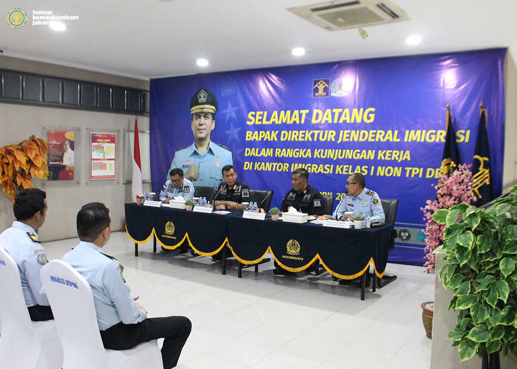 Kakanwil R. Andika Dwi Prasetya Sambut Baik Kunjungan Kerja Dirjen Imigrasi Silmy Karim Di Jawa Barat I Harian Terbit