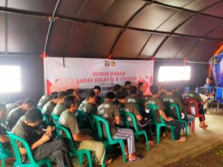 Lanjutkan, Walau Di Tenda Darurat Wbp Lapas Cianjur Tetap Ikuti Rehabilitasi