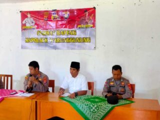 Polsek Warunggunung Gelar Jumat Curhat, Tampung Aspirasi