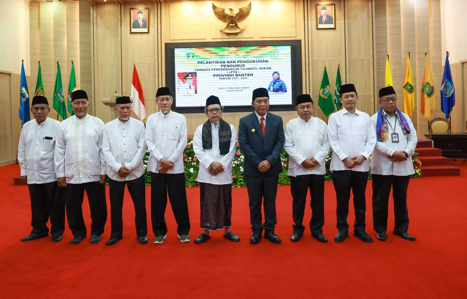 Pj Gubernur Banten Lantik LPTQ Periode 2023-2028, Begini Pentingnya I Harian Terbit