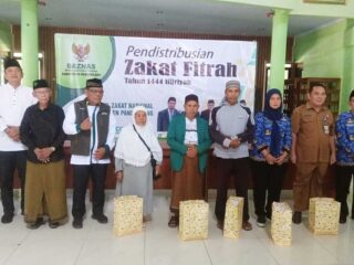 Baznas Pandeglang Distribusikan Zakat Fitrah