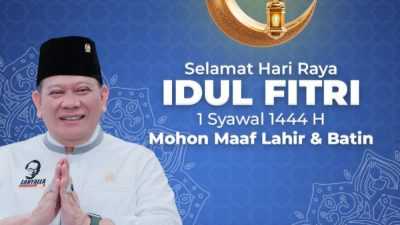 LaNyalla Mahmud Mattaliti Mengucapkan Selamat Hari Raya Idul Fitri 1444 H