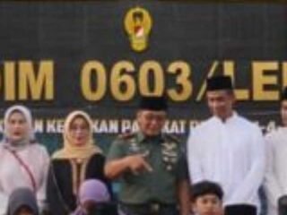Danrem 064/Maulana Yusuf, Brigjen Tni Tatang Subarna Hadiri Syukuran Kenaikan Pangkat Prajurit Kodim 0603 Lebak