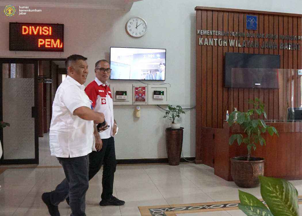 Kakanwilkumham Jabar R. Andika Dwi Prasetya Sambut Baik Kunjungan Kerja Kabiro Keuangan Kemenkumham RI I Harian Terbit