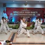 Rutan Kelas 1 Bandung Kemenkumham Jabar Persembahkan Seni Bela Diri Di Hari Bakti Pemasyarakatan Ke 59