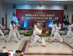 Rutan Kelas 1 Bandung Kemenkumham Jabar Persembahkan Seni Bela Diri Di Hari Bakti Pemasyarakatan Ke 59