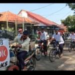 Diantar Dengan Menggunakan Becak Dan Sepeda, Pks Datangi Kpu Majalengka