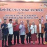 Bupati Pandeglang ,Irna Hadiri Acara Pelantikan Amira Dan Lakukan Dialog Publik