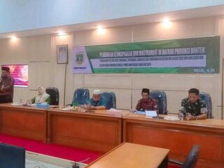 Kebangpol Banten Gandeng Pemkab Pandeglang Gelar Pembinaan Kewaspadaan Dini Masyarakat Di Wilayah Pandeglang