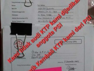 Tak Sudi Dijadikan Anggota, Bacaleg Dukung Warga Tarik Kembali Ktp Dari Psi