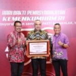 Bupati Zaki Banjir Penghargaan Dari Menkumham Ri, Begini Penyebabnya
