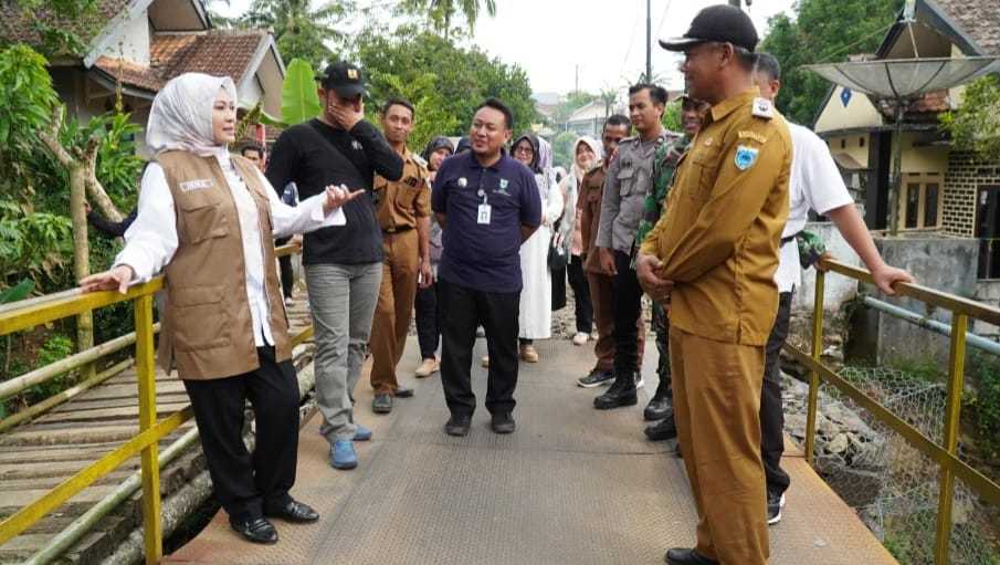 Pemkab Pandeglang Janji Jembatan Cukang Panjang Pulosari Akan Segera Dibangun Juli Mendatang