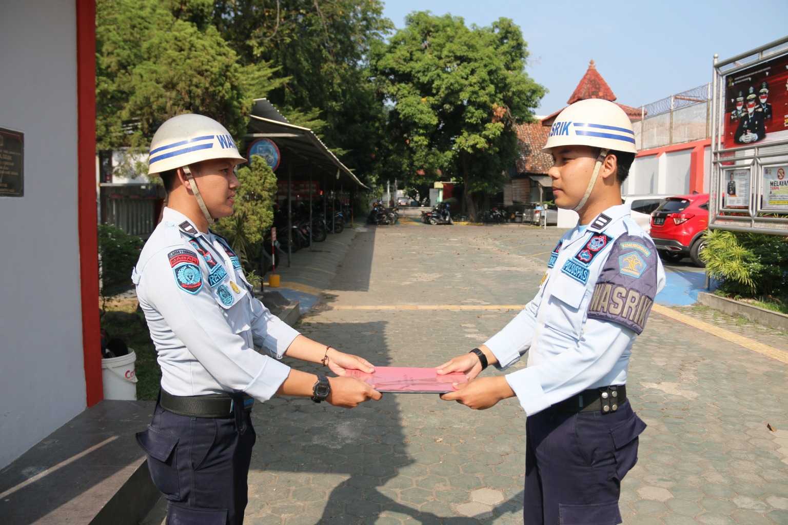 Lapas Cirebon Laksanakan Wasrik Depan Pintu Utama