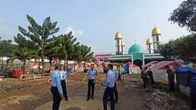 Pembongkaran Tenda Hunian Langsung Diawasi Plh Lapas Kelas IIB Cianjur