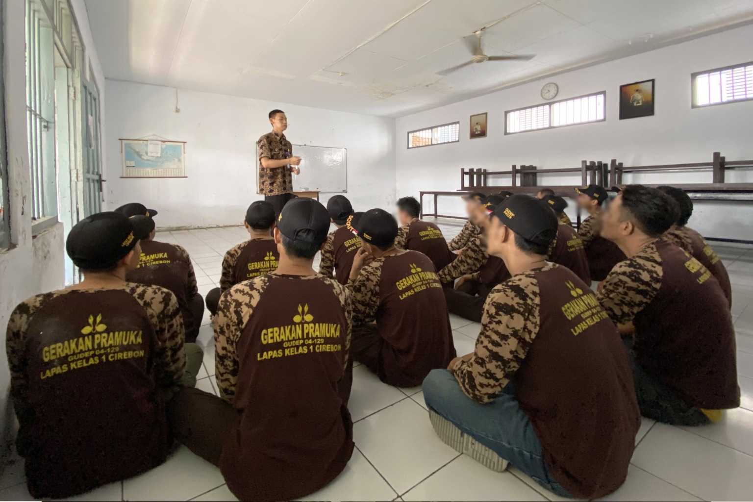 Lapas Cirebon Bentuk Mental Positif Warga Binaan dengan Giat Pramuka