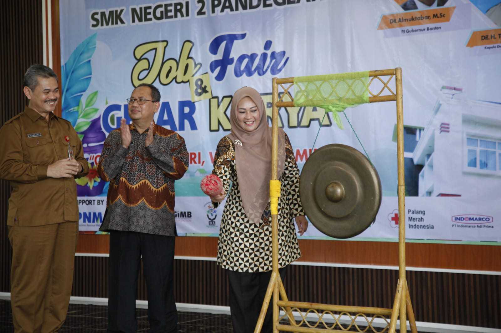 14 Perusahaan Ternama Ramaikan Job Fair SMKN 2 Pandeglang