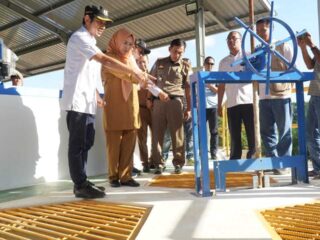 Running Tes Spam Tanjung Lesung, Bupati : Kebutuhan Air Bersih Masyarakat Selatan Segera Terpenuhi