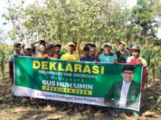Petani Grobogan Deklarasikan Gus Muhaimin Presiden