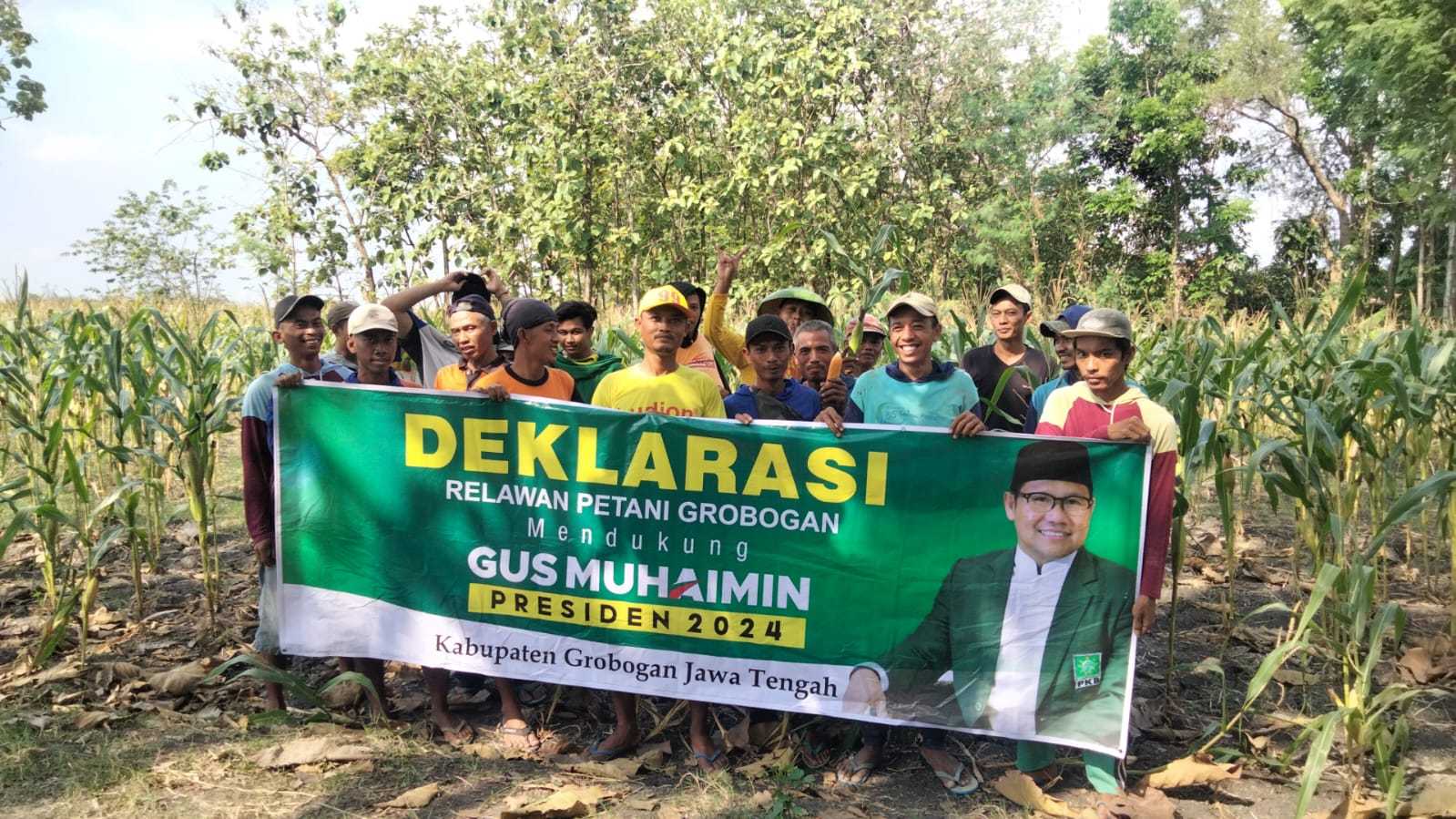 Petani Grobogan Deklarasikan Gus Muhaimin Presiden