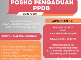 Ombudsman Banten Jaga Integritas Pelaksanaan Ppdb, Lapor Jika Ada Aduan