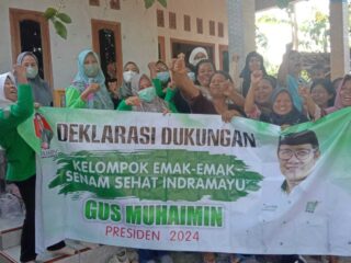 Komunitas Emak-Emak Sehat Indramayu Dukung Gus Muhaimin Jadi Presiden 2024