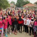 Istimewa, Teh Sarifah Ajak Warga Kota Serang Senam Bersama