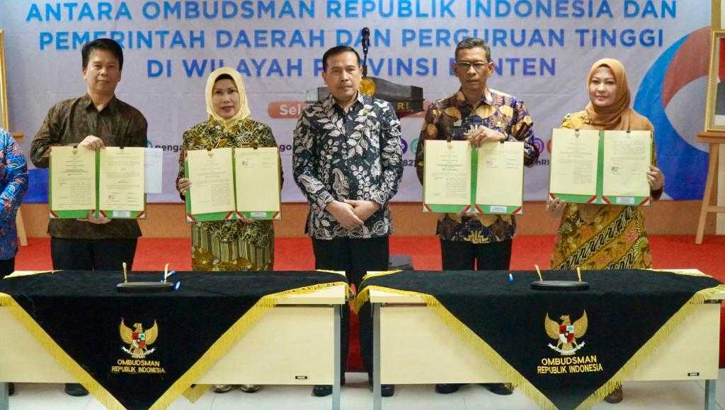 Pemkab Pandeglang MOU Dengan Ombudsman RI I Harian Terbit