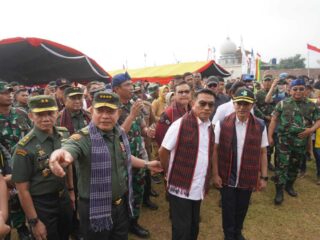 Kasad Resmikan Program Tni, Penggunaan Fasilitas Air Bersih Di Sambut Ribuan Warga Lebak