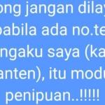 Kajati Banten Didik Farkhan Resah Atas Modus Penipuan