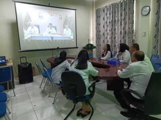 Tim Pelayanan Publik Ham Bapas Subang Ikuti Rapat Koordinasi Lewat Zoom