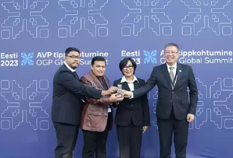 BPHN Kemenkumham Raih The Winner of OGP Awards 2023 di Estonia