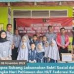 Bapas Subang Gelar Bakti Sosial Dalam Rangka Hut Fki Ke-5 Dan Hari Pahlawan